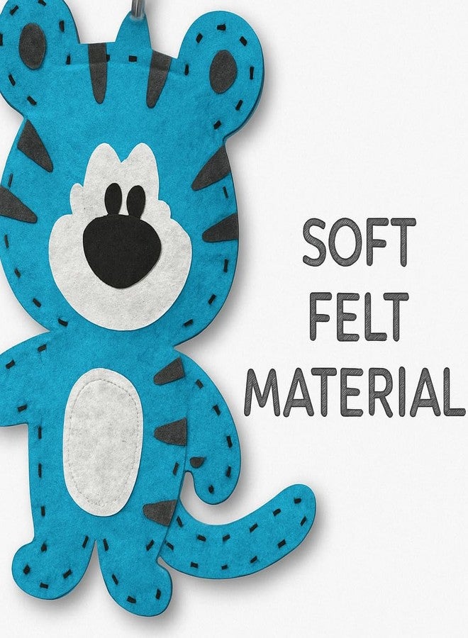 iCraft DIY Felt Keychain Kit for Kids - Easy Sew Plush Craft for Fine Motor Skills & Parent-Child Fun - Ages 6-12 (Kitten) - Image 4